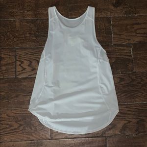 White Lululemon Athletic Tank
